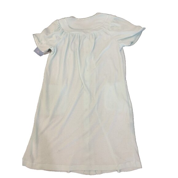 Adonna Sleepwear Women's Medium Nightgown Muumuu Floral Short Sleeve Snap Button - Picture 6 of 6